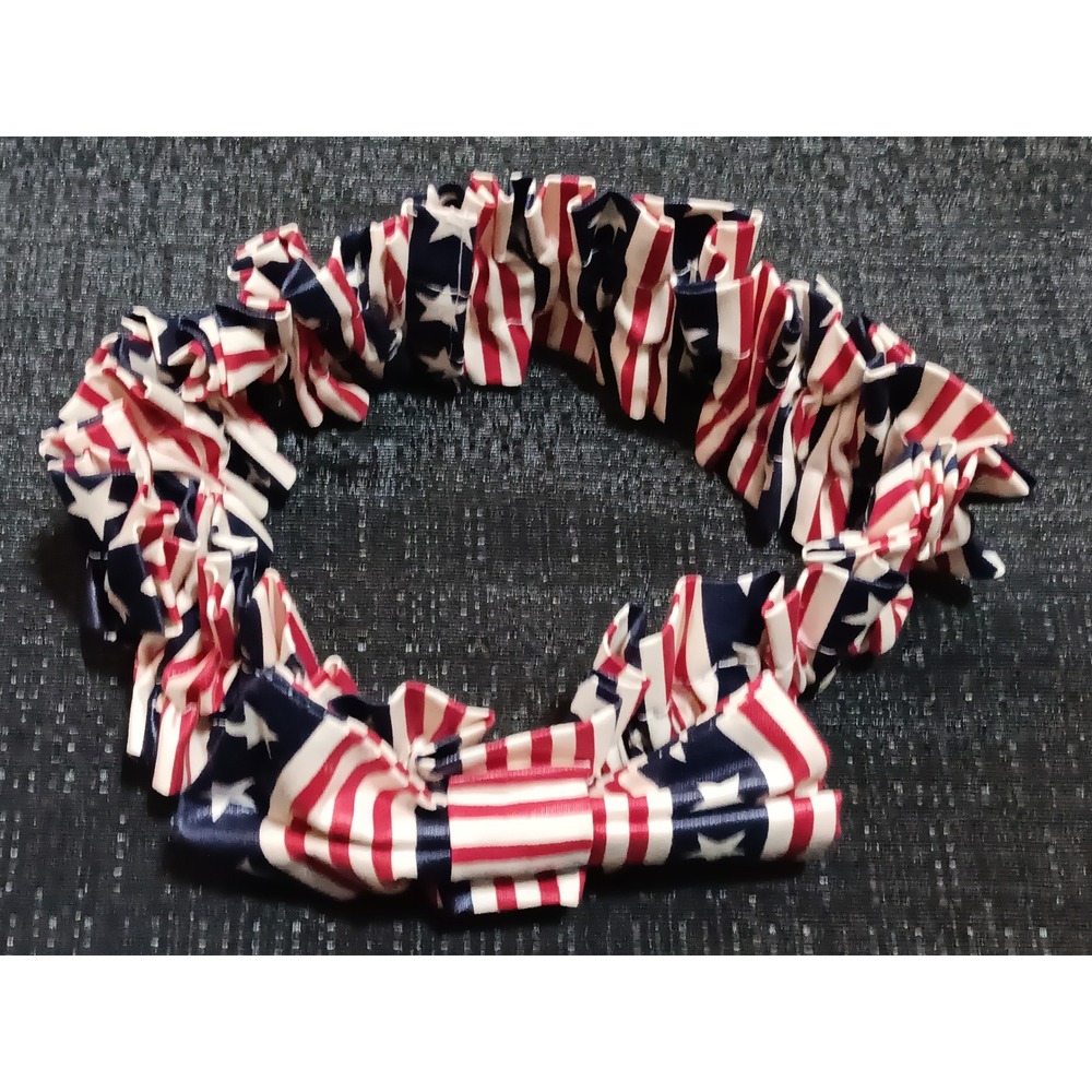 Longaberger Basket Garter Medium All American Stars Stripes Red White Blue 22845